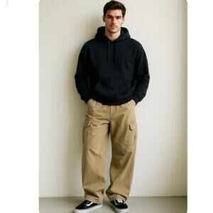 Y2K Union Bay Baggy Skater Grunge Cargo Pants 34 X 30